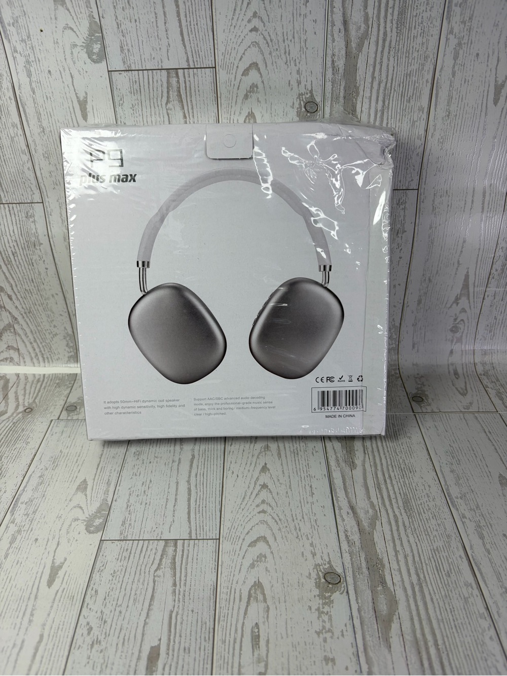 Wireless Over-Ear Headphones - Silver